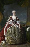 Jean Baptiste van Loo Princess Augusta of Saxe Gotha Sweden oil painting artist